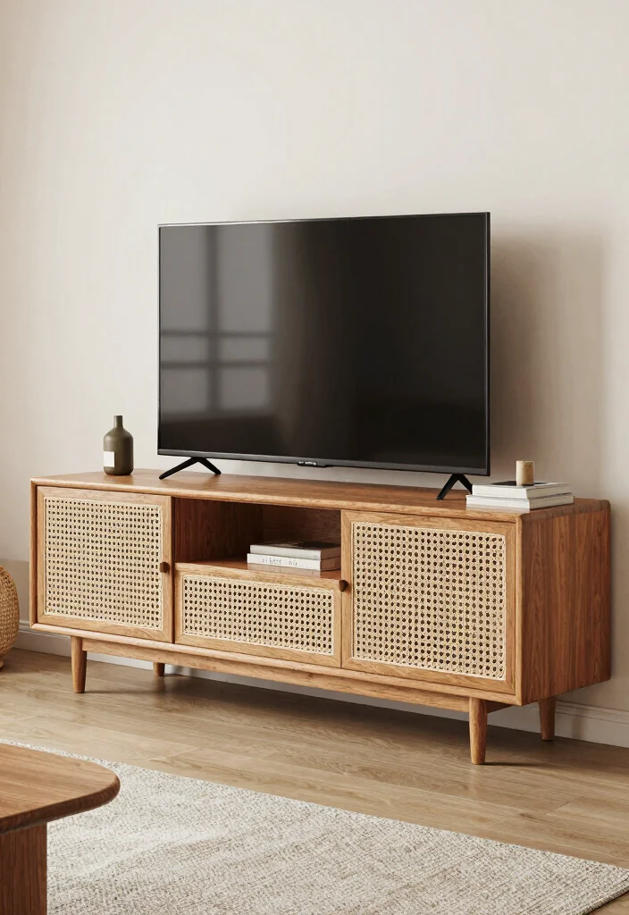 16 TV Unit Minimal Design Ideas That Stay Sleek 30 16 TV Unit Minimal Design Ideas That Stay Sleek - 10. Textured Materials 1