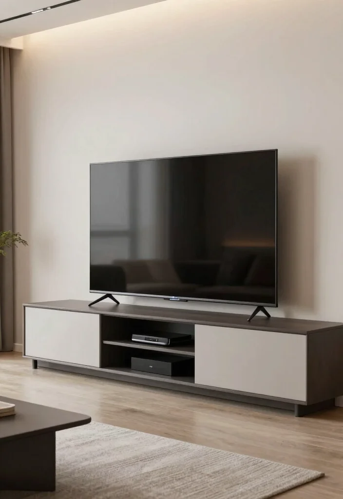 16 TV Unit Minimal Design Ideas That Stay Sleek 42 16 TV Unit Minimal Design Ideas That Stay Sleek - 12. Smart TV Solutions 1