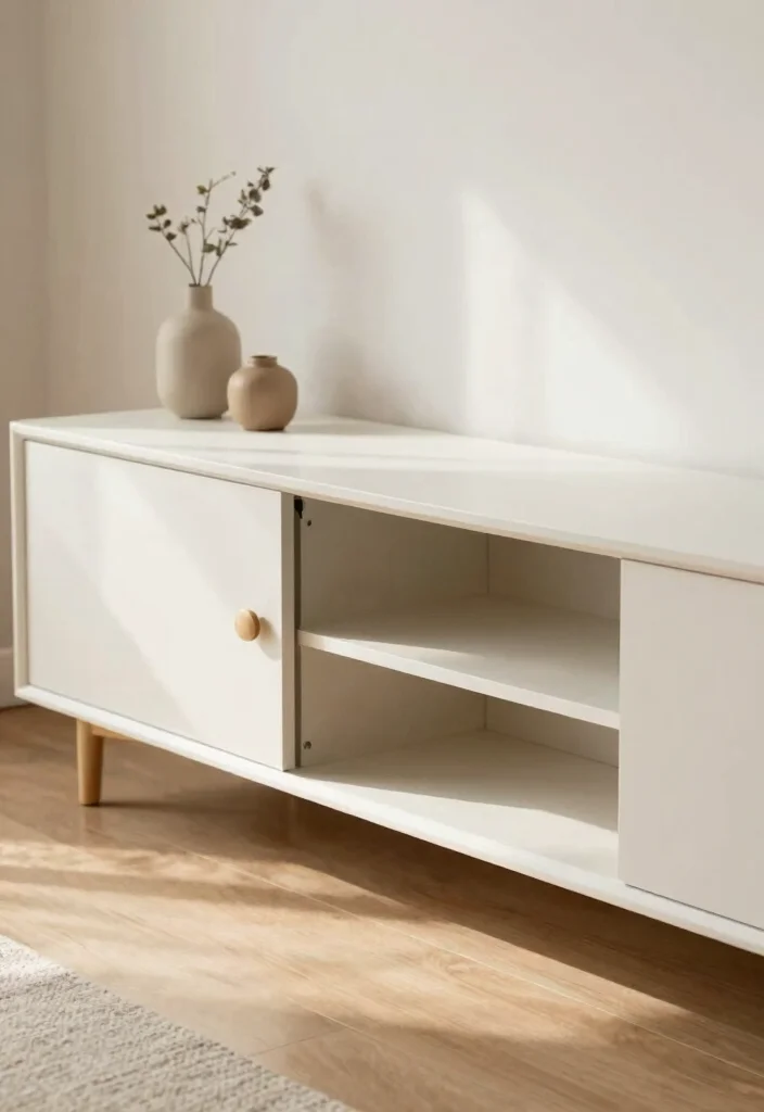 16 TV Unit Minimal Design Ideas That Stay Sleek 56 16 TV Unit Minimal Design Ideas That Stay Sleek - 16. Practical Storage Solutions 1