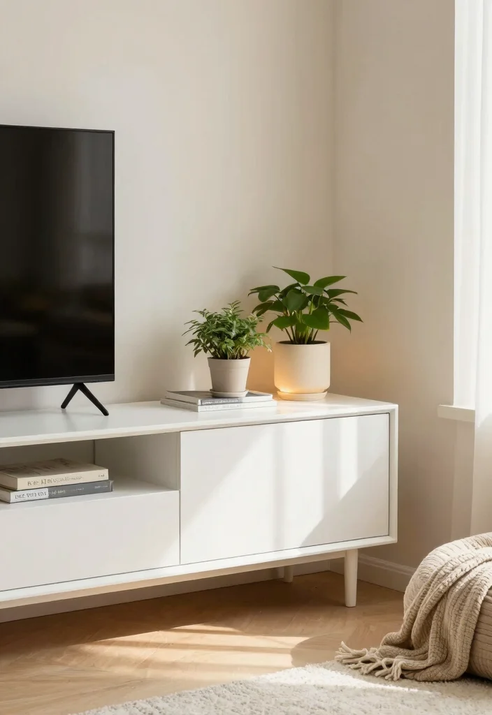 16 TV Unit White Ideas That Feel Clean & Bright - 14. Cozy Corner Units 1