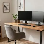 16 Two Monitors Desk Setup Ideas That Boost Workflow