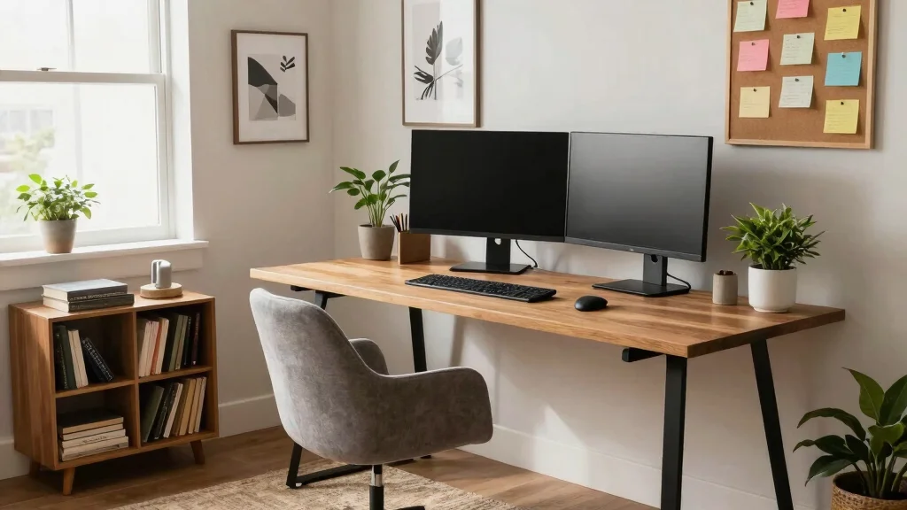 16 Two Monitors Desk Setup Ideas That Boost Workflow
