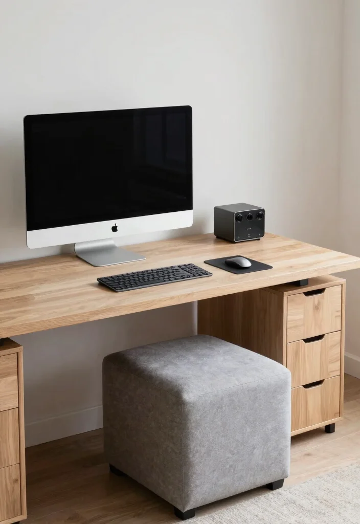 16 iMac Desk Setup Aesthetic Ideas That Feel Clean 65 16 iMac Desk Setup Aesthetic Ideas That Feel Clean - 15. Multi-Functional Furniture 1