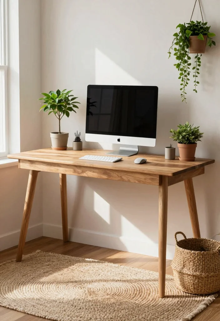 16 iMac Desk Setup Aesthetic Ideas That Feel Clean 2 16 iMac Desk Setup Aesthetic Ideas That Feel Clean - 2. Nature-Inspired Vibes 1