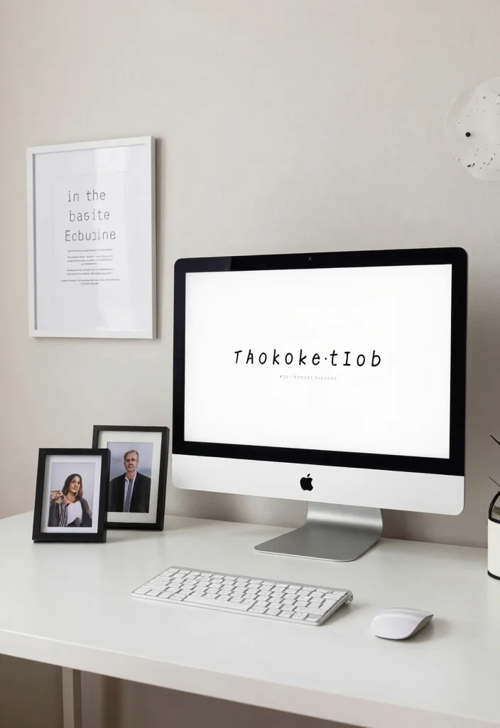 16 iMac Desk Setup Aesthetic Ideas That Feel Clean 28 16 iMac Desk Setup Aesthetic Ideas That Feel Clean - 8. Personal Touches 1