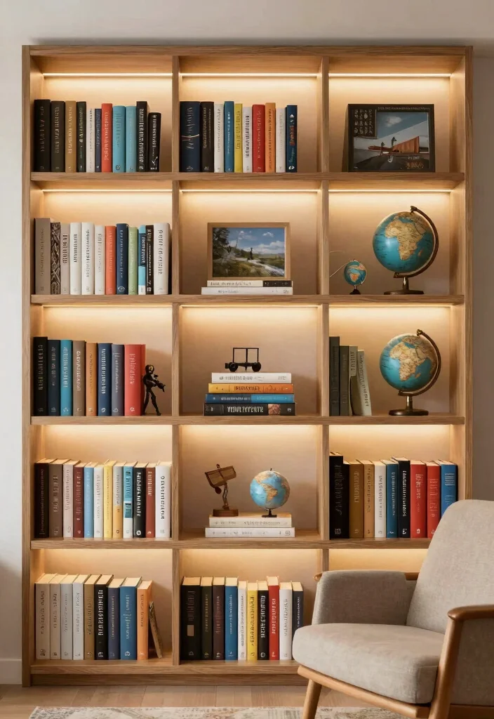17 Bookshelf Inspiration Small Room Ideas That Feel Big 30 17 Bookshelf Inspiration Small Room Ideas That Feel Big - 10. Themed Book Displays for Personalization 1