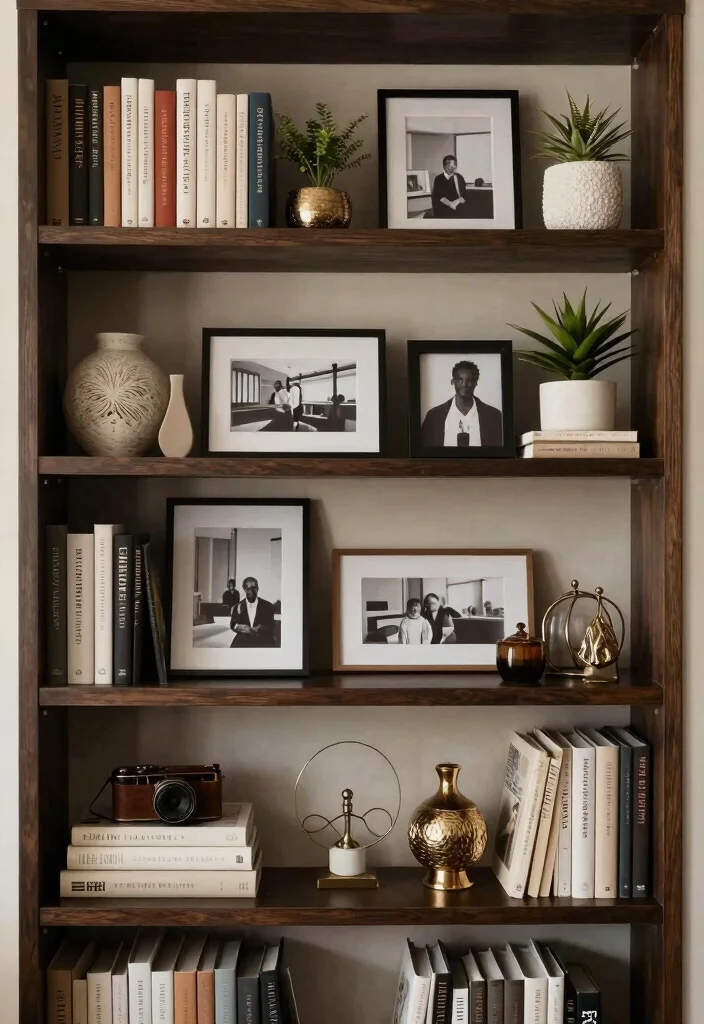 17 Bookshelf Inspiration Small Room Ideas That Feel Big 44 17 Bookshelf Inspiration Small Room Ideas That Feel Big - 14. Layering Accessories for Depth 1