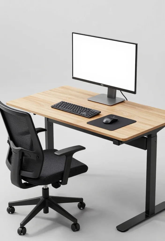 17 Corporate Desk Setup Ideas That Feel Sleek - 10. Ergonomic Focus 1