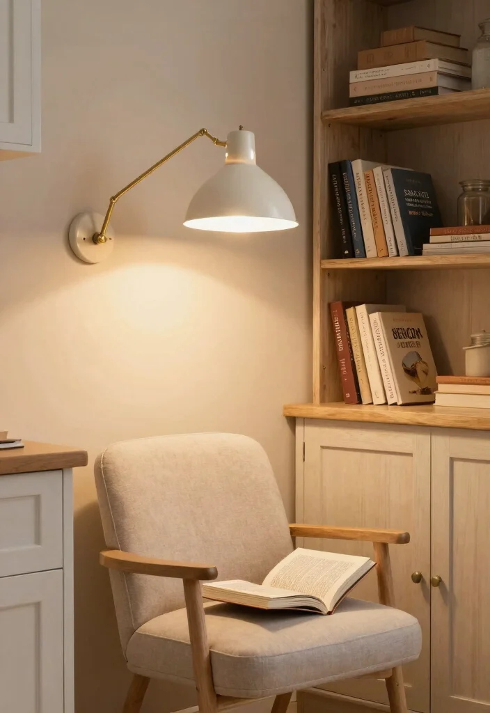 17 Kitchen Wall Lamp Ideas That Add Warm Lighting - 12. Farmhouse-Style Swing-Arm Lamps 1