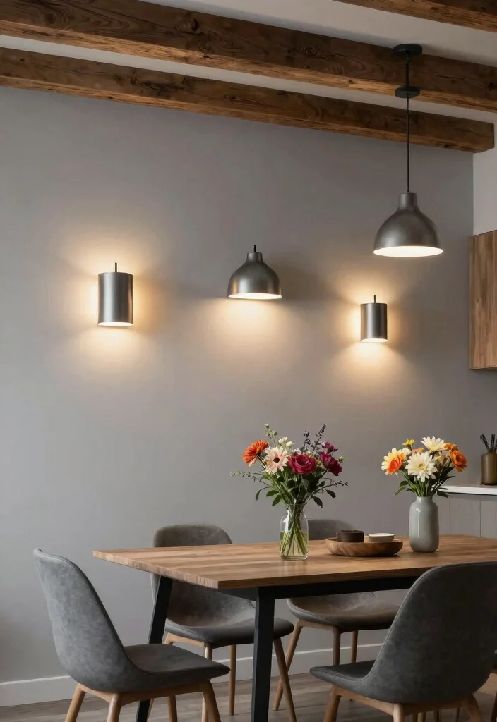 17 Kitchen Wall Lamp Ideas That Add Warm Lighting - 9. Modern Rustic Wall Lamps 1