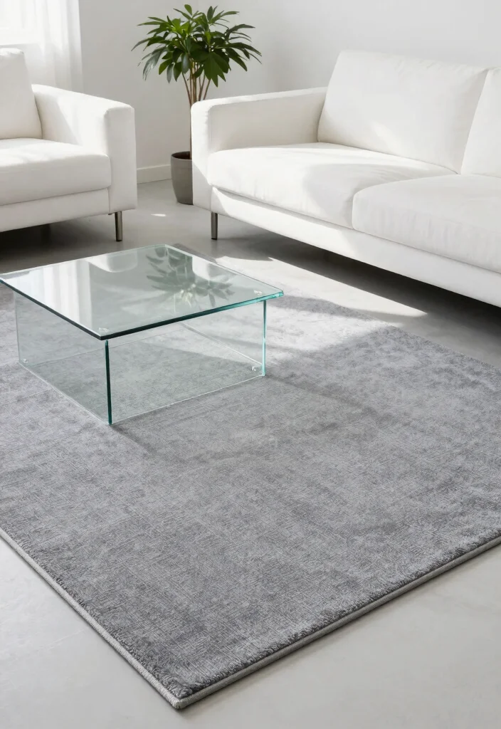 17 Rug Top View Ideas for Perfect Styling Inspiration - 7. Embrace Minimalism 1