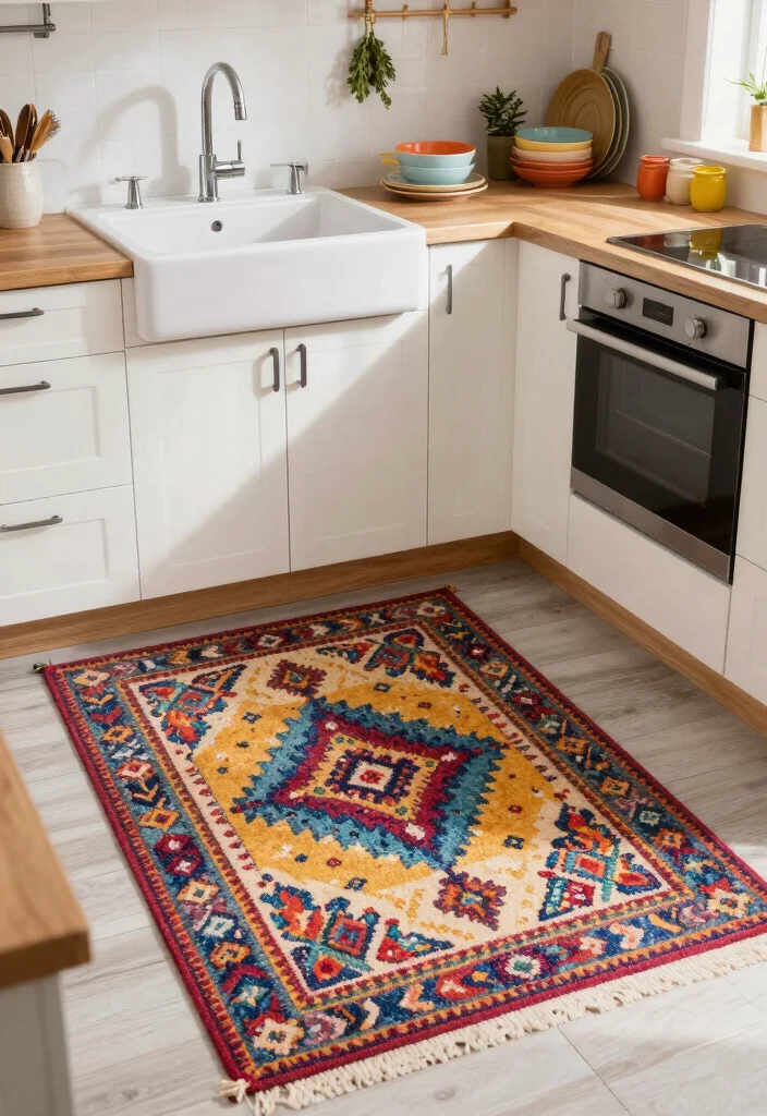 17 Rug Top View Ideas for Perfect Styling Inspiration - 9. Use Rugs in Unexpected Places 1