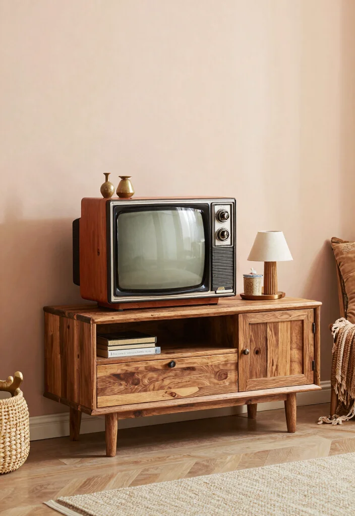 17 TV Unit Simple Design Modern Ideas That Look Chic 30 17 TV Unit Simple Design Modern Ideas That Look Chic - 10. Vintage-Inspired Units 1