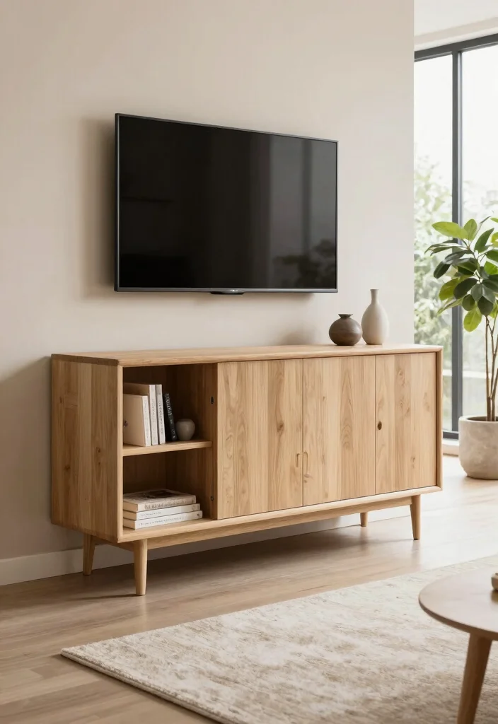 17 TV Unit Simple Design Modern Ideas That Look Chic 2 17 TV Unit Simple Design Modern Ideas That Look Chic - 2. Minimalist Cabinets 1