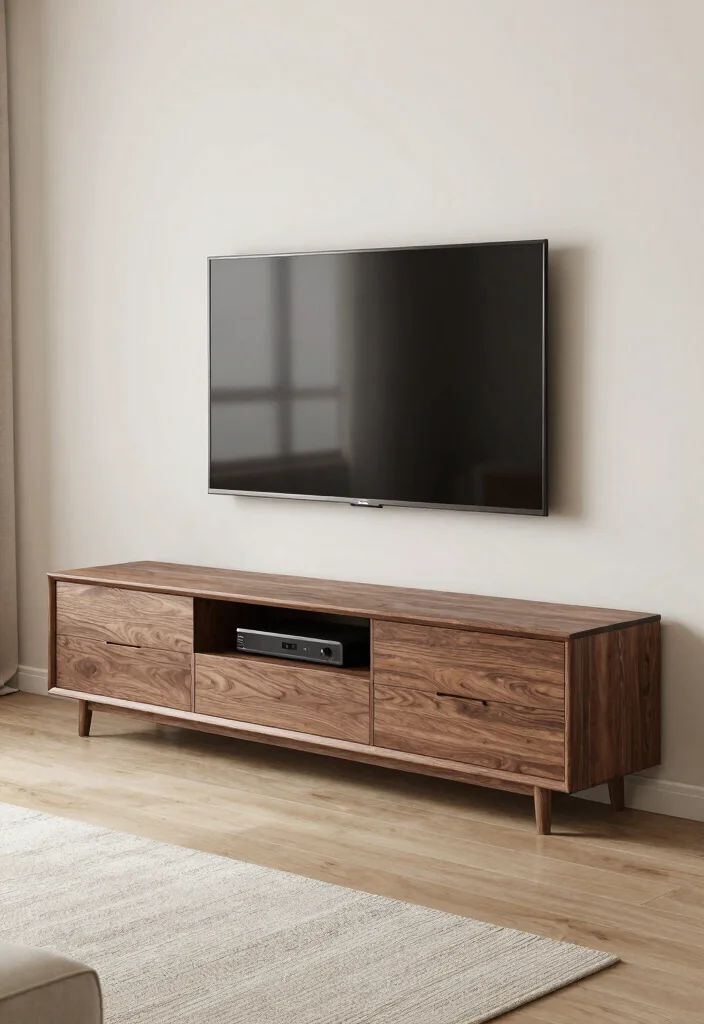 17 TV Unit Simple Design Modern Ideas That Look Chic 27 17 TV Unit Simple Design Modern Ideas That Look Chic - 7. Smart Storage Solutions 1