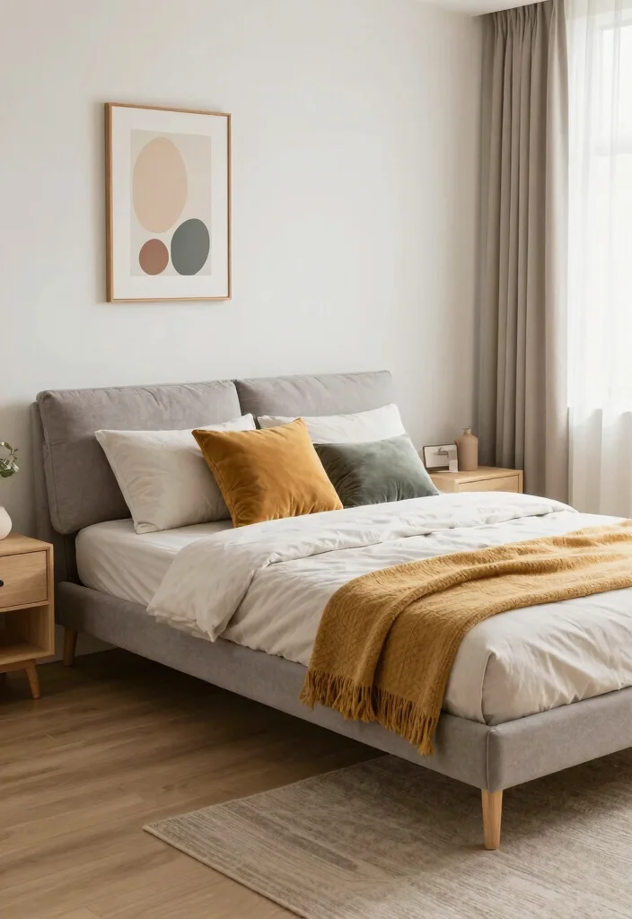 17 TV and Study Unit Bedroom Ideas That Save Space - 12. Dual-Purpose Sofa Bed 1