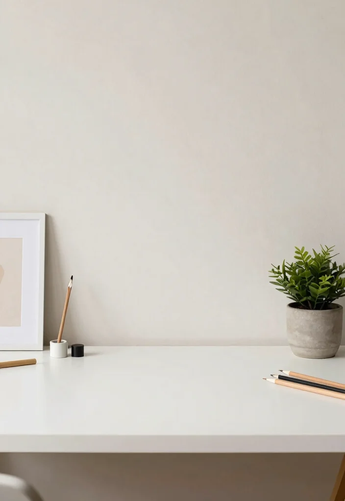 18 Artist Desk Setup Ideas That Spark Creativity 42 18 Artist Desk Setup Ideas That Spark Creativity - 12. Minimalist Accessory Focus 1