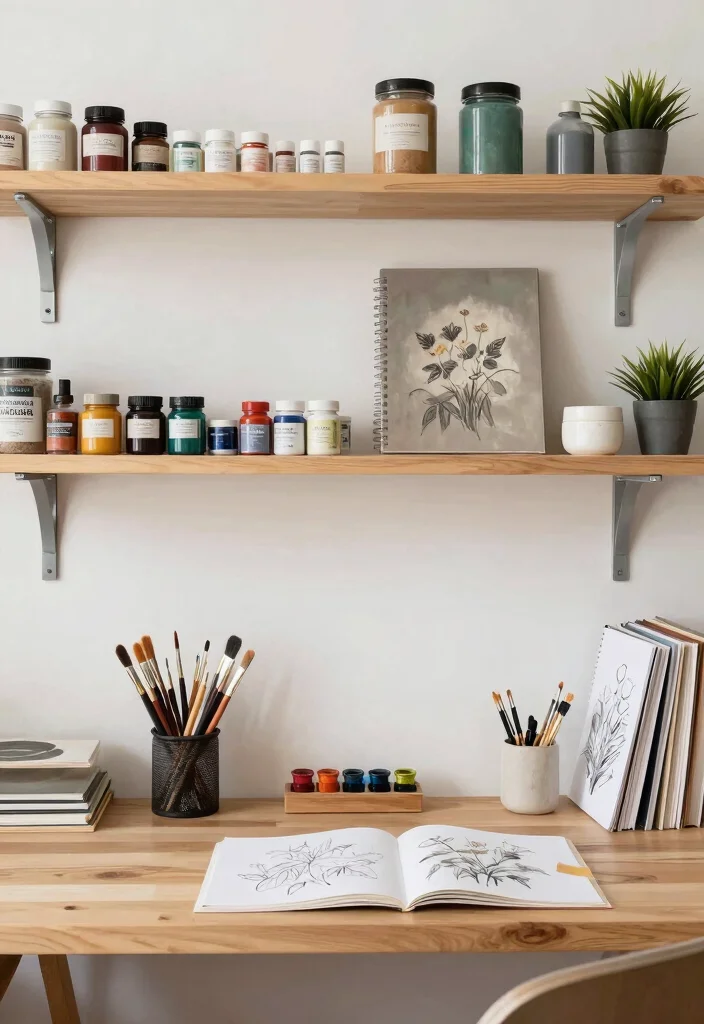 18 Artist Desk Setup Ideas That Spark Creativity 68 18 Artist Desk Setup Ideas That Spark Creativity - 18. Art Supply Gallery 1
