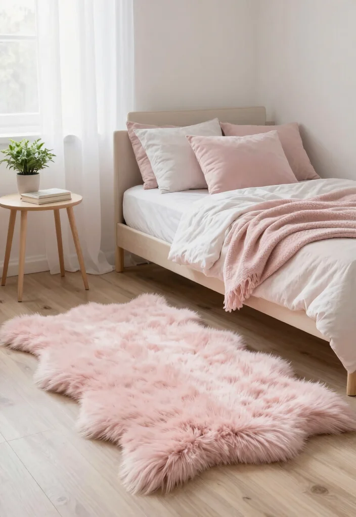 18 Faux Fur Rug Ideas That Add Instant Cozy - 11. Harmonious Color Schemes 1