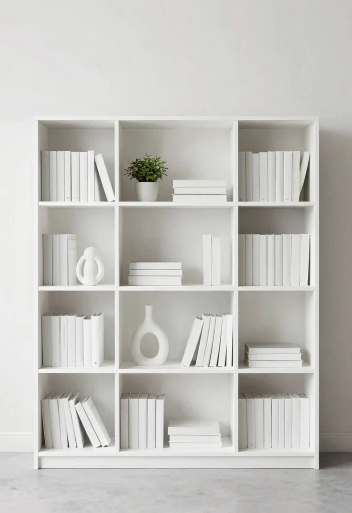 18 Small Bookshelf Decor Ideas That Look Pinterest Perfect 1 18 Small Bookshelf Decor Ideas That Look Pinterest Perfect - 1. Embrace Minimalism with White Space 1