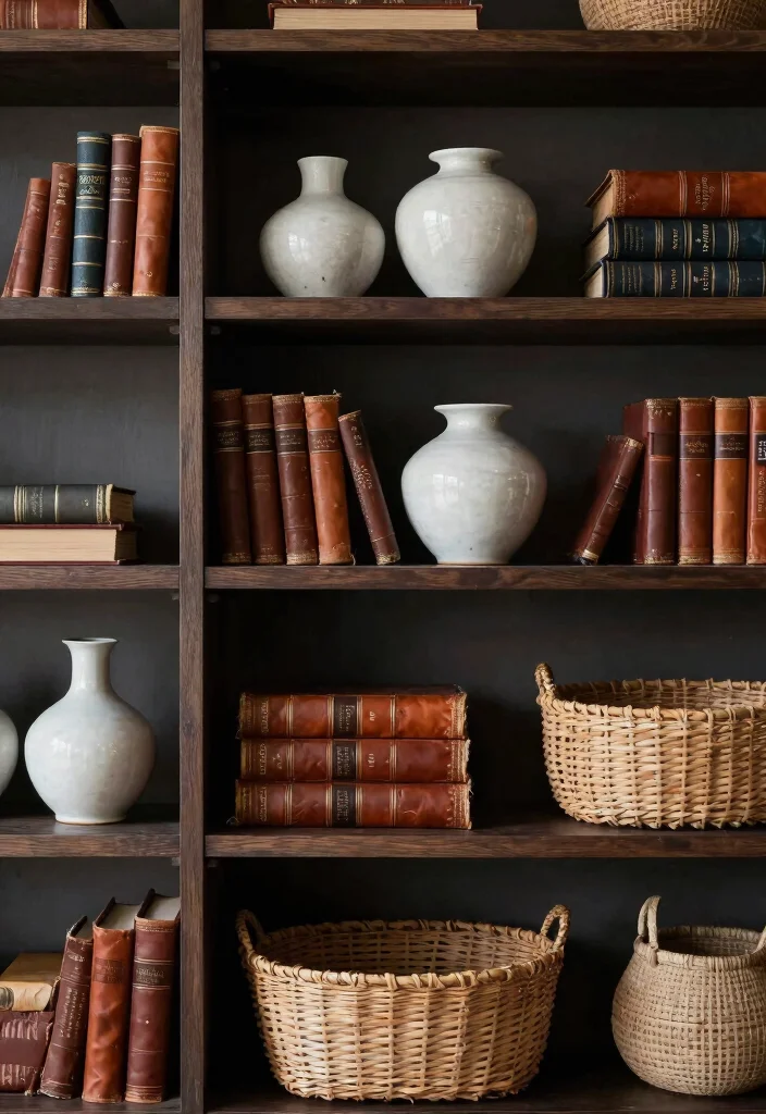 18 Small Bookshelf Decor Ideas That Look Pinterest Perfect 65 18 Small Bookshelf Decor Ideas That Look Pinterest Perfect - 15. Incorporate Different Textures 1