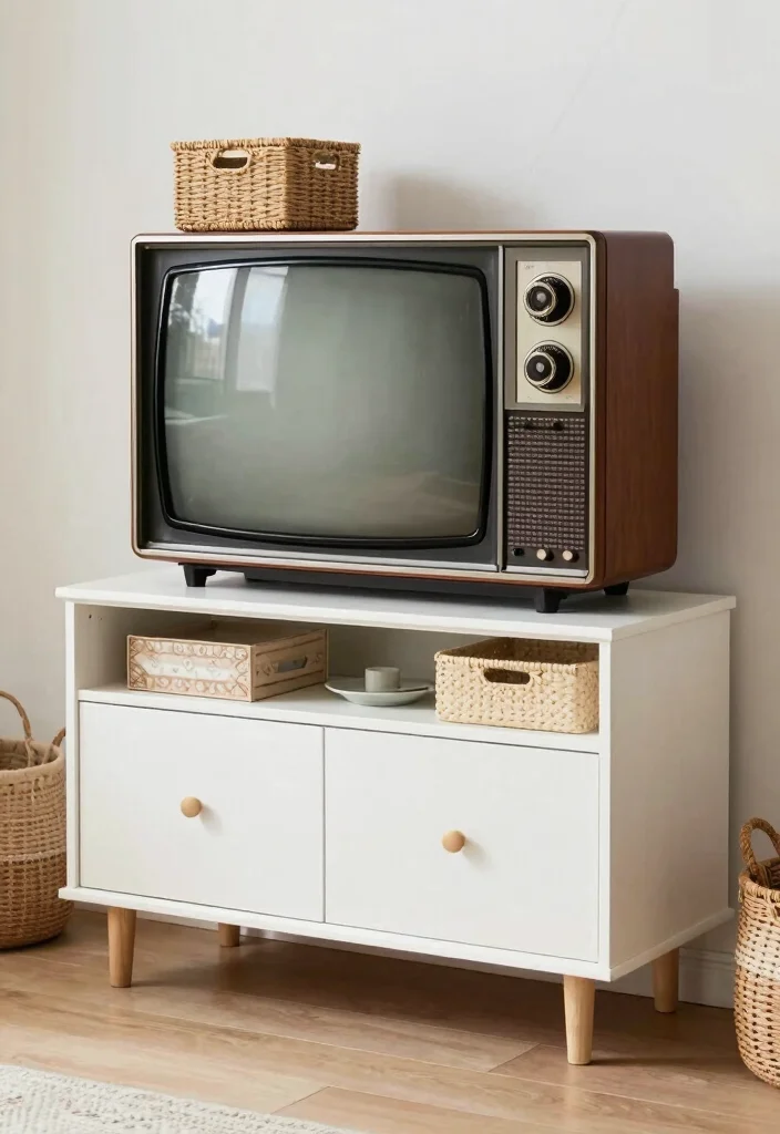 18 TV Unit Vintage Ideas With Timeless Charm 67 18 TV Unit Vintage Ideas With Timeless Charm - 17. Multi-Functional Units 1