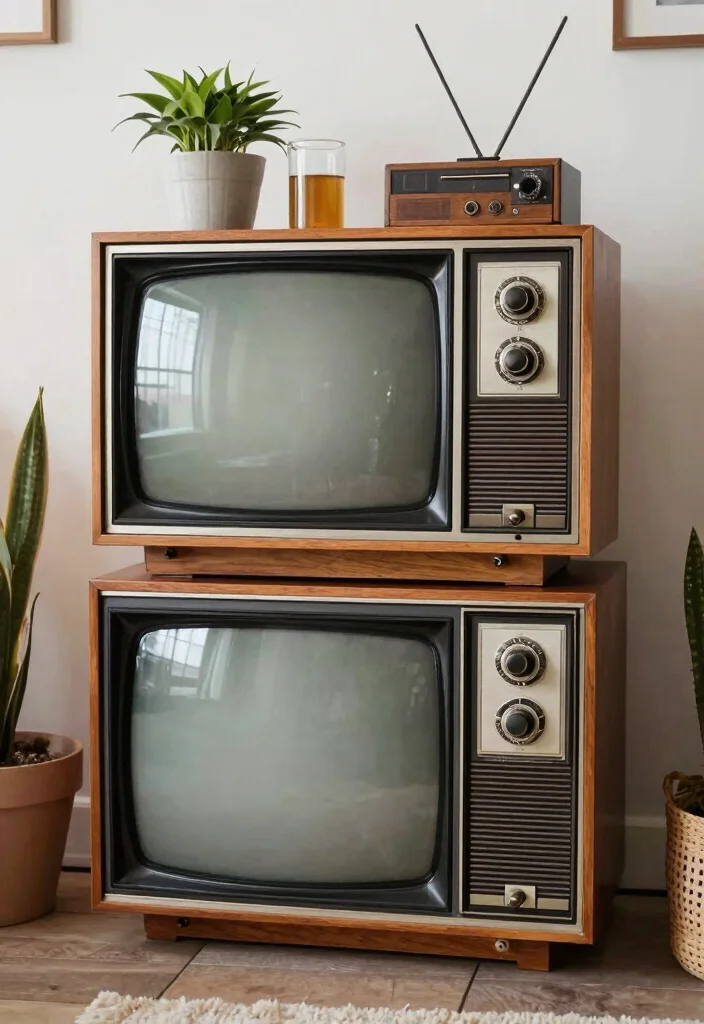 18 TV Unit Vintage Ideas With Timeless Charm 68 18 TV Unit Vintage Ideas With Timeless Charm - 18. Custom DIY Vintage Units 1